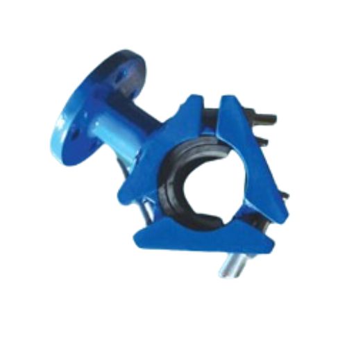 Saddle for DI Pipe with Flange Outlet 1